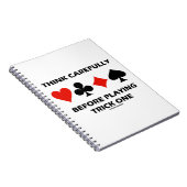 Carnet Réfléchissez prudemment avant de jouer à Trick One (Côté Droit)