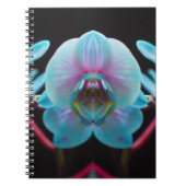 Carnet Réflection de l'orchid bleu exotic (Devant)