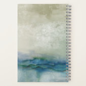 Carnet Reflet aquarelle bleu serein (Verso)