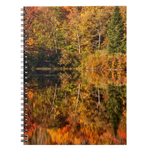 Carnet Reflet d'automne sur l'étang Coffin (Devant)
