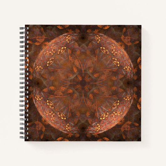 Carnet Reflet doré de cuivre (Devant)
