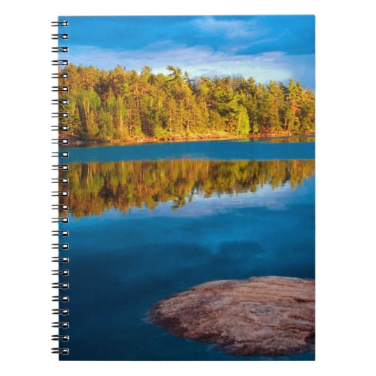 Carnet Reflets de début de soirée dans les eaux limitroph (Devant)