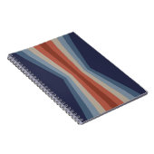 Carnet Réflexion arc-en-ciel dans un style rétro (Côté Droit)