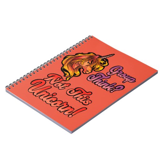 Carnet Réflexion de groupe ? Pas cette licorne (Côté gauche)