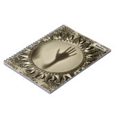 Carnet Réflexion de la main de fantôme moderne - miroir e (Côté gauche)