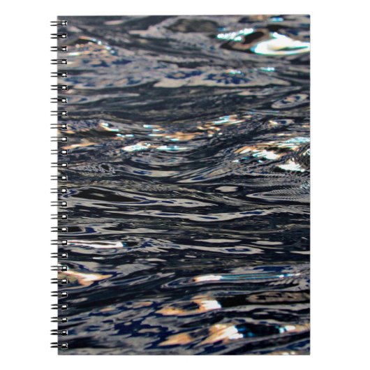 Carnet Réflexion des vagues d'eau du lac (Devant)