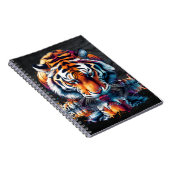 Carnet Réflexion du tigre buvant de l'eau (Côté Droit)