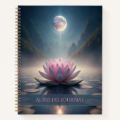 Carnet Réflexion Pleine lune - Sorcière lunaire Spirituel (Devant)