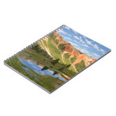 Carnet Réflexion rouge de montagne (Côté gauche)