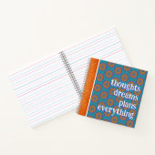 Carnet Réflexions Dreams Plans Boho Mandala Motif (Intérieur)