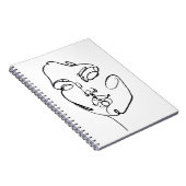 Carnet Réflexions linéaires - Face (Côté Droit)