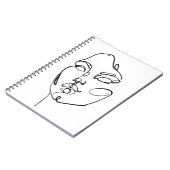 Carnet Réflexions linéaires - Face (Côté gauche)