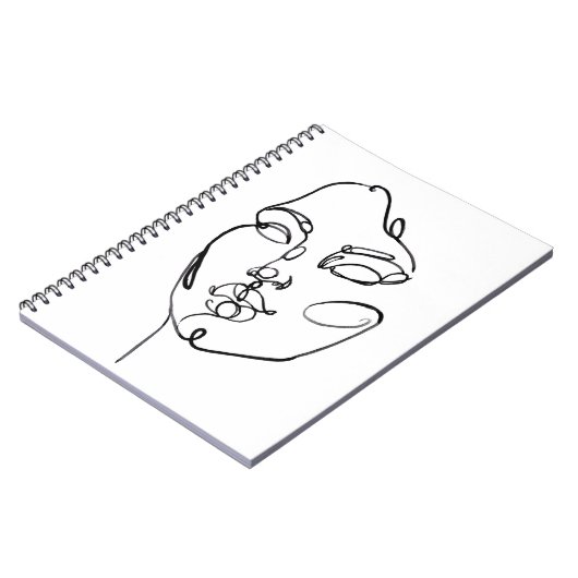 Carnet Réflexions linéaires - Face (Côté gauche)