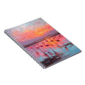 Carnet Réflexions sur le coucher de soleil Flamant (Côté Droit)