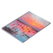 Carnet Réflexions sur le coucher de soleil Flamant (Côté gauche)