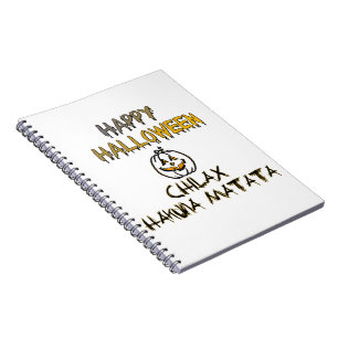 Carnet Refroidissez et détendez-vous Happy Halloween Coll