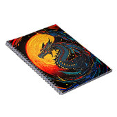 Carnet Regal Dragon avec Vibes Retro (Côté Droit)