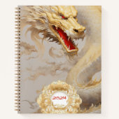 Carnet Regal Dragon Lore : Dragon d'or personnalisé (Devant)