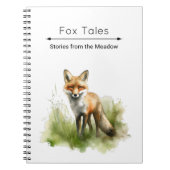 Carnet Regard d'ambre : Renard de prairie, coutume (Devant)