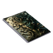 Carnet Regard de Méduse Tête de Mort aux Serpents (Côté Droit)