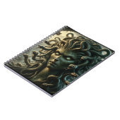 Carnet Regard de Méduse Tête de Mort aux Serpents (Côté gauche)