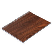 Carnet Regard du bois de brun foncé (Côté gauche)