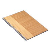 Carnet Regard du bois de grain de frontière en bambou (Côté Droit)