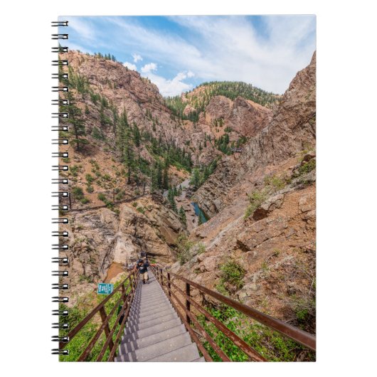 Carnet Regard sur Seven Falls Stairs Note book (Devant)