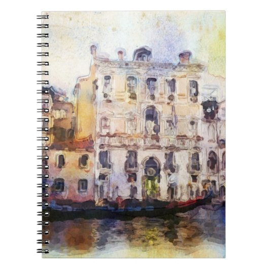 Carnet Regarde OD Venise faite dans l'aquarelle (Devant)
