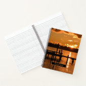 Carnet Regarder le coucher du soleil sur le lac (Intérieur)