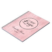 Carnet Regarder le logo de l'entreprise Réunion du logo d (Côté gauche)