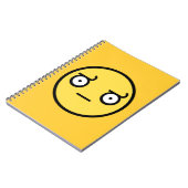 Carnet Regardez du visage de désapprobation (Côté gauche)