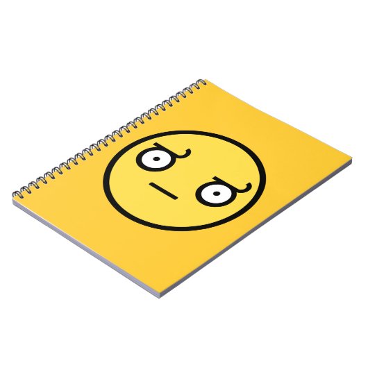 Carnet Regardez du visage de désapprobation (Côté gauche)