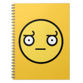 Carnet Regardez du visage de désapprobation (Devant)