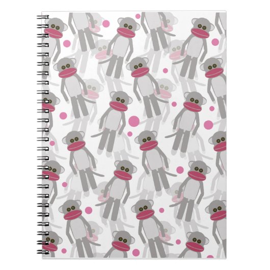 Carnet Regardez les singes de chaussette ! (Devant)