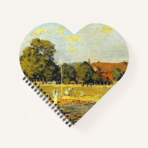 Carnet Régate à Hampton Court Alfred Sisley Affiche