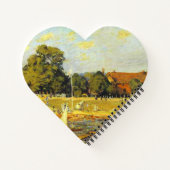 Carnet Regatta at Hampton Court Alfred Sisley Poster (Dos)