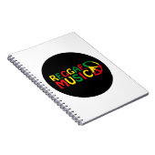 Carnet Reggae Musique design, reggae art (Côté Droit)