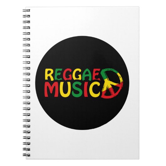 Carnet Reggae Musique design, reggae art (Devant)