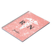 Carnet Regised Nurse Caduceus Pink (Côté gauche)