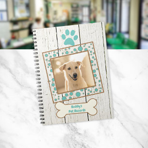 Carnet Registres et soins pour animaux de compagnie