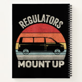 Carnet Régulateurs vintages Rétro Monter Funny Maman (Dos)