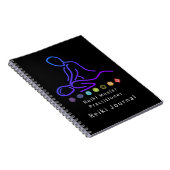 Carnet Reiki Master Praticien Outline Noir (Côté Droit)