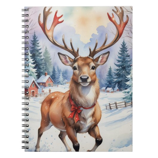 Carnet Reindeer Wonderland : Holiday Bliss (Devant)
