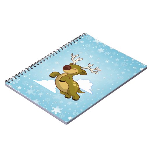 Carnet Reinder volant Noël (Côté gauche)