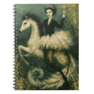 Carnet Reine Ballerine sur son Hippocampe Sirène
