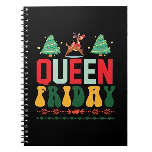 Carnet Reine cadeau de Noël vendredi (Devant)
