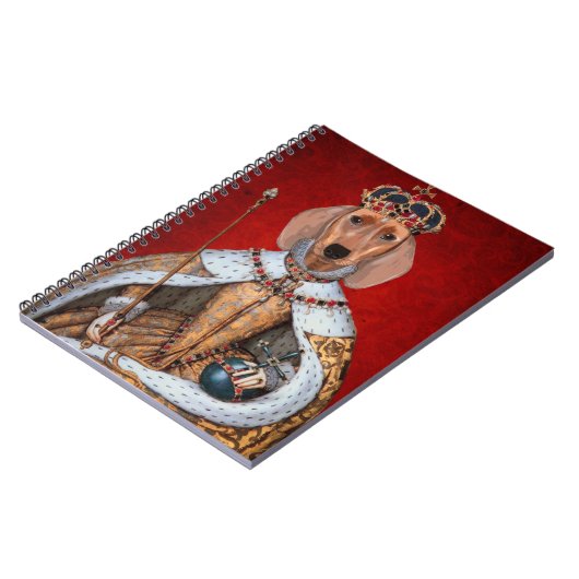 Carnet Reine Dachshund (Côté gauche)