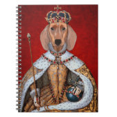 Carnet Reine Dachshund (Devant)