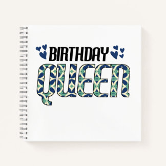 Carnet Reine d'anniversaire